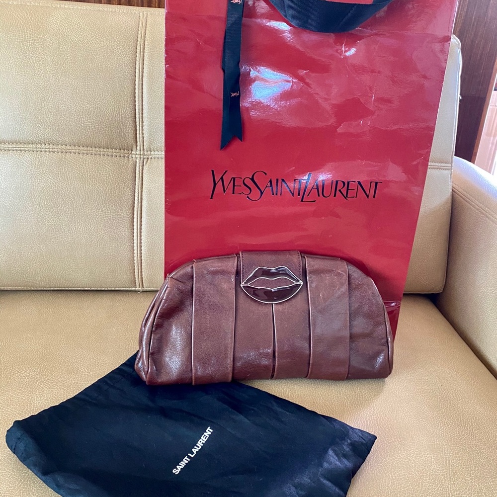 YSL RARE Tom Ford LIPS Clutch bag